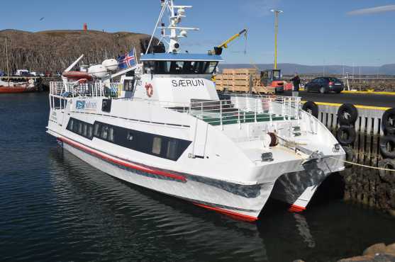 De boot waarmee we de rondvaart deden