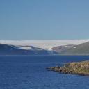 De Drangajökull gletsjer op de Westfjorden