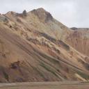 De gekleurde ryolietbergen van Landmannalaugar