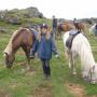 Ciska met beide paarden