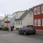 Straatbeeld in Reykjavik