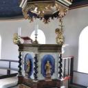 Preekstoel uit Nederland in het kerkje van Þingeyrar